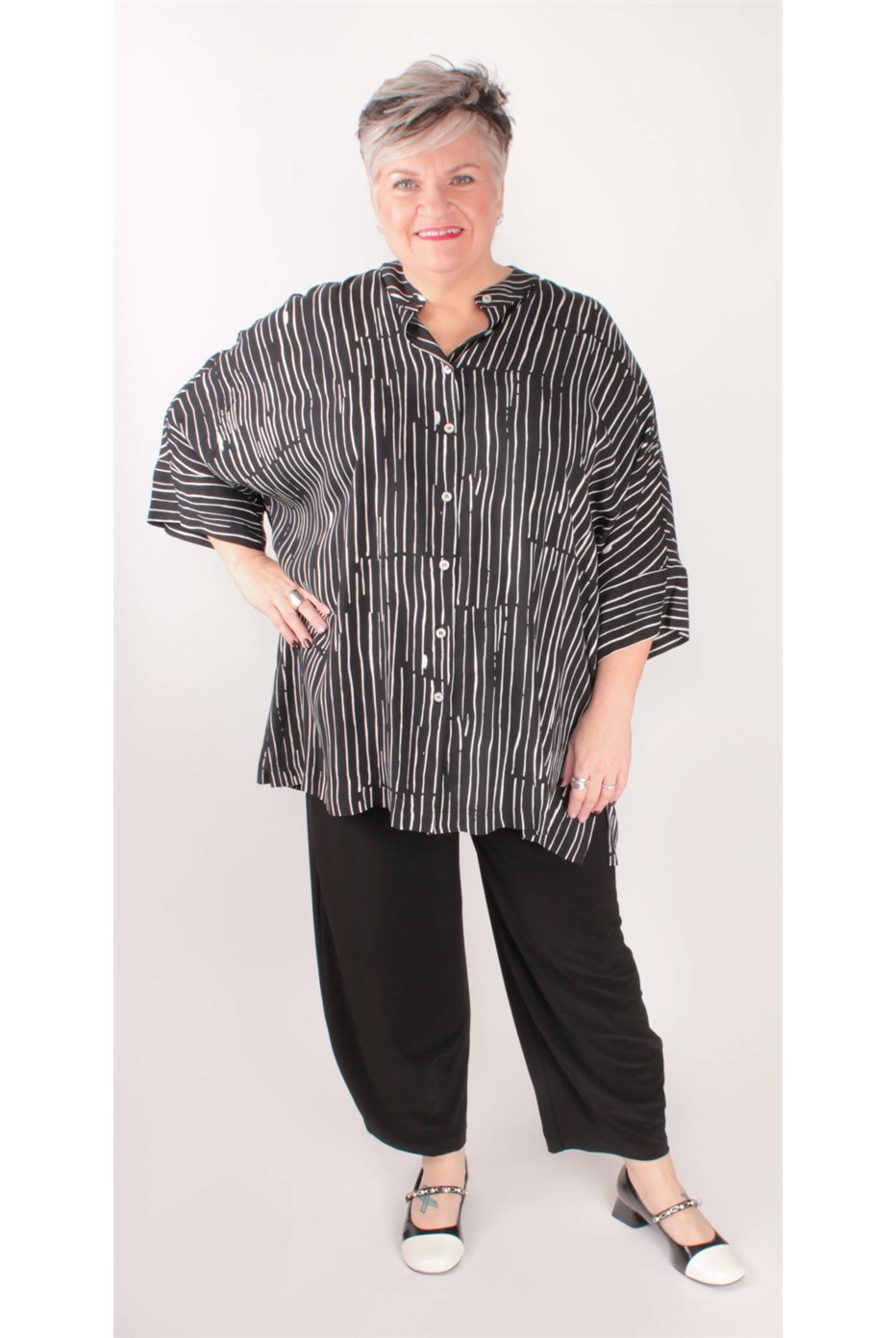 Blouse Rayures Mat Fashion